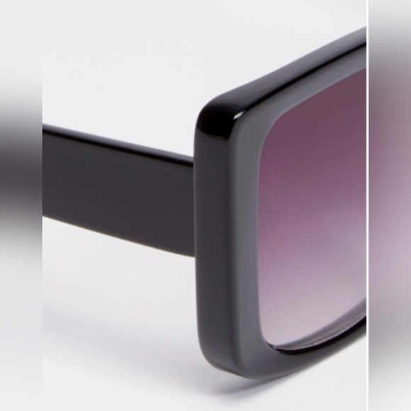 HOST PICK!!! Black Chunky Square Lens Sunglasses - Picture 2 of 2